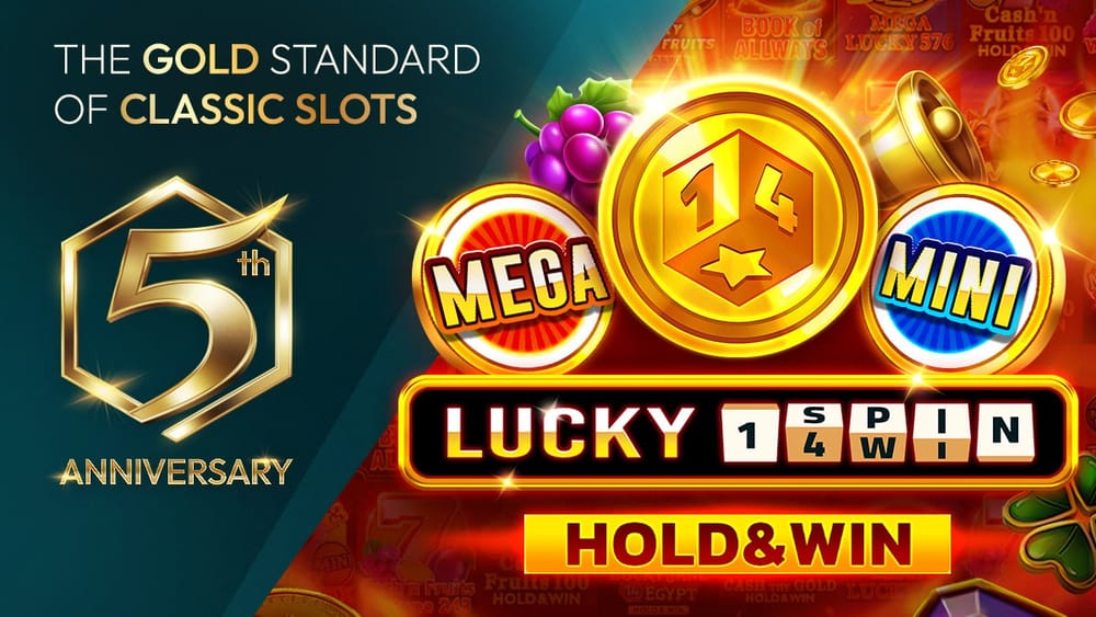 1spin4win Celebrates Fifth Anniversary with Lucky Hold and Win Slot