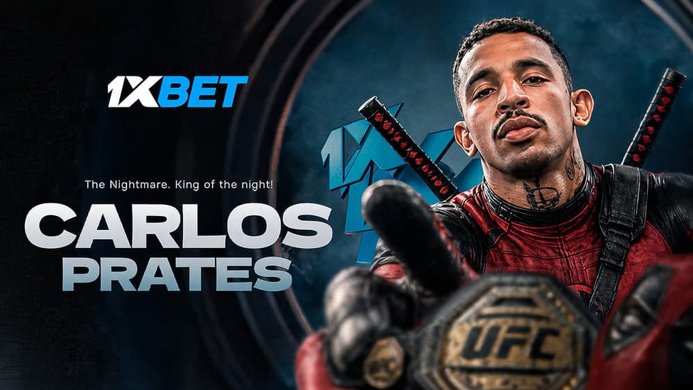 1xBet Highlights Carlos Prates’ UFC Victory for MMA Brand Exposure