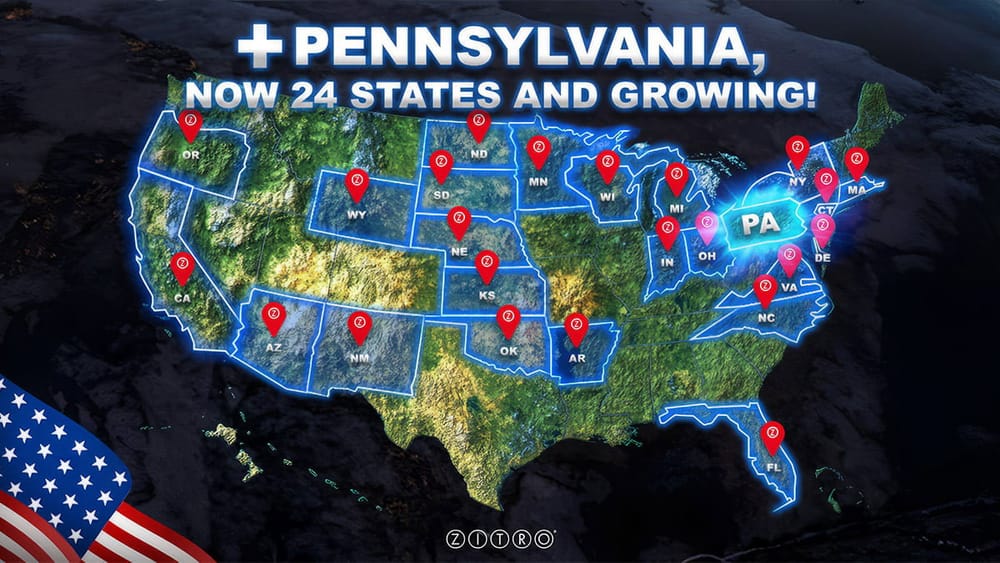 Zitro Enters Pennsylvania with First State Installation at Live!