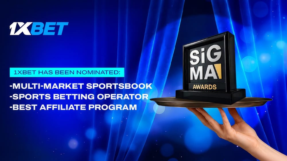 1xBet Receives Three Nominations at SiGMA Europe Awards 2026