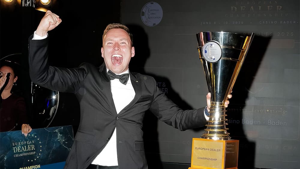 Casino Baden-Baden's Temin Joguncic Triumphs at ECA's European Dealer