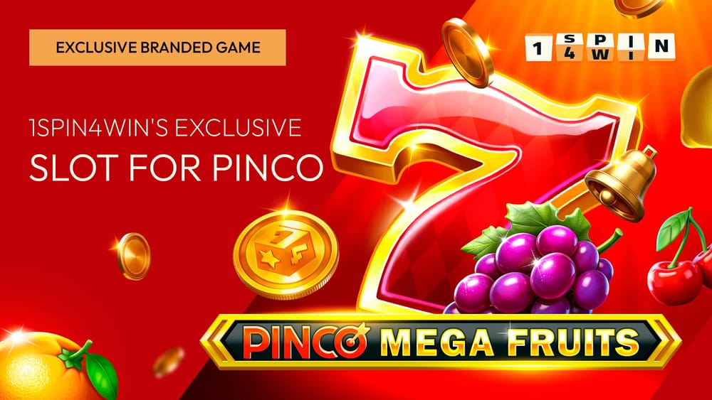 1spin4win Launches Pinco Mega Fruits Slot