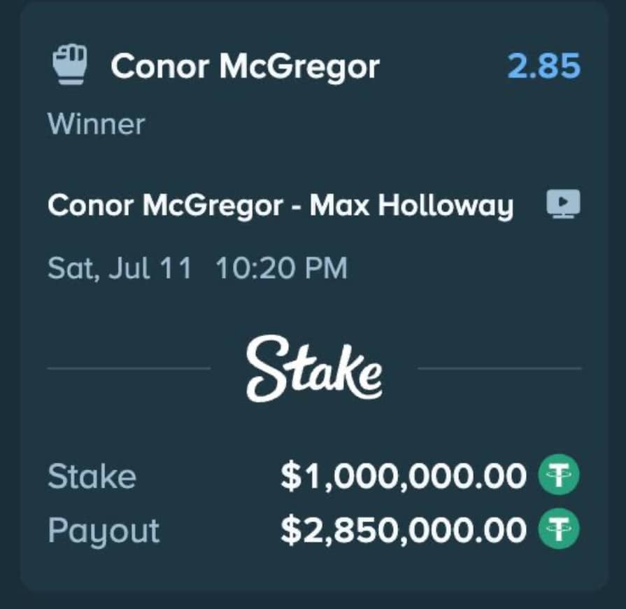 Drake Wins $30M on Slots Before Losing $1M on Conor McGregor Wager