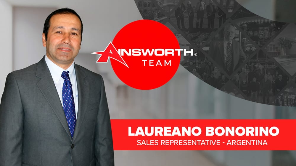 Ainsworth Appoints Laureano Bonorino as Sales Representative for LatAm