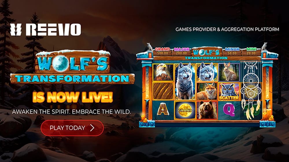 REEVO Launches Wolf's Transformation Slot Game