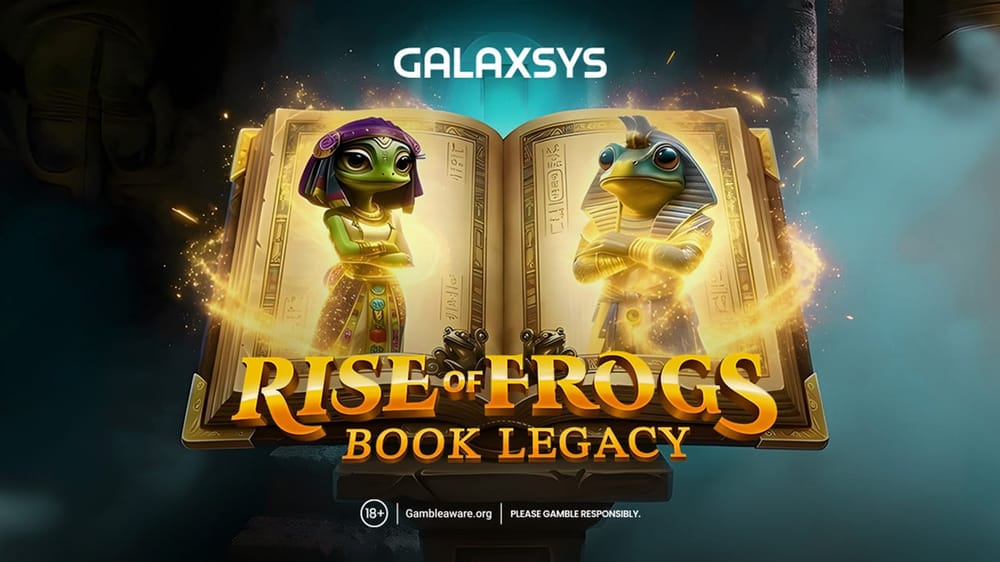 Galaxsys Launches Rise of Frogs: Book Legacy Slot Game