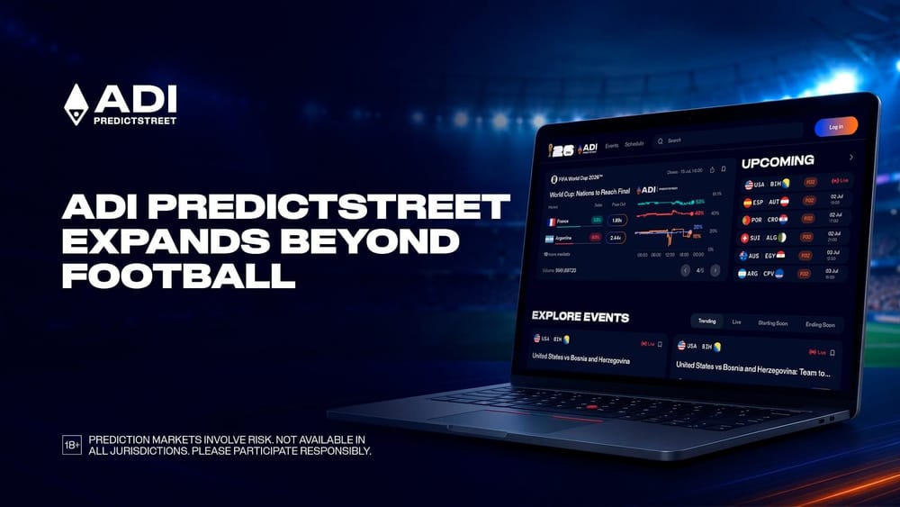 ADI Predictstreet to Expand into New Prediction Markets After FIFA