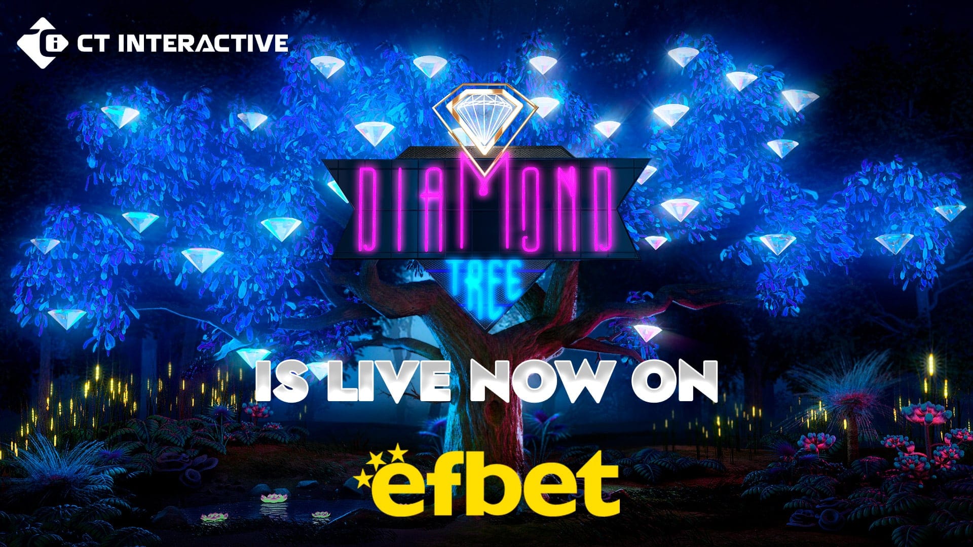 CT Interactive Launches Diamond Tree Jackpot with Efbet in Bulgaria