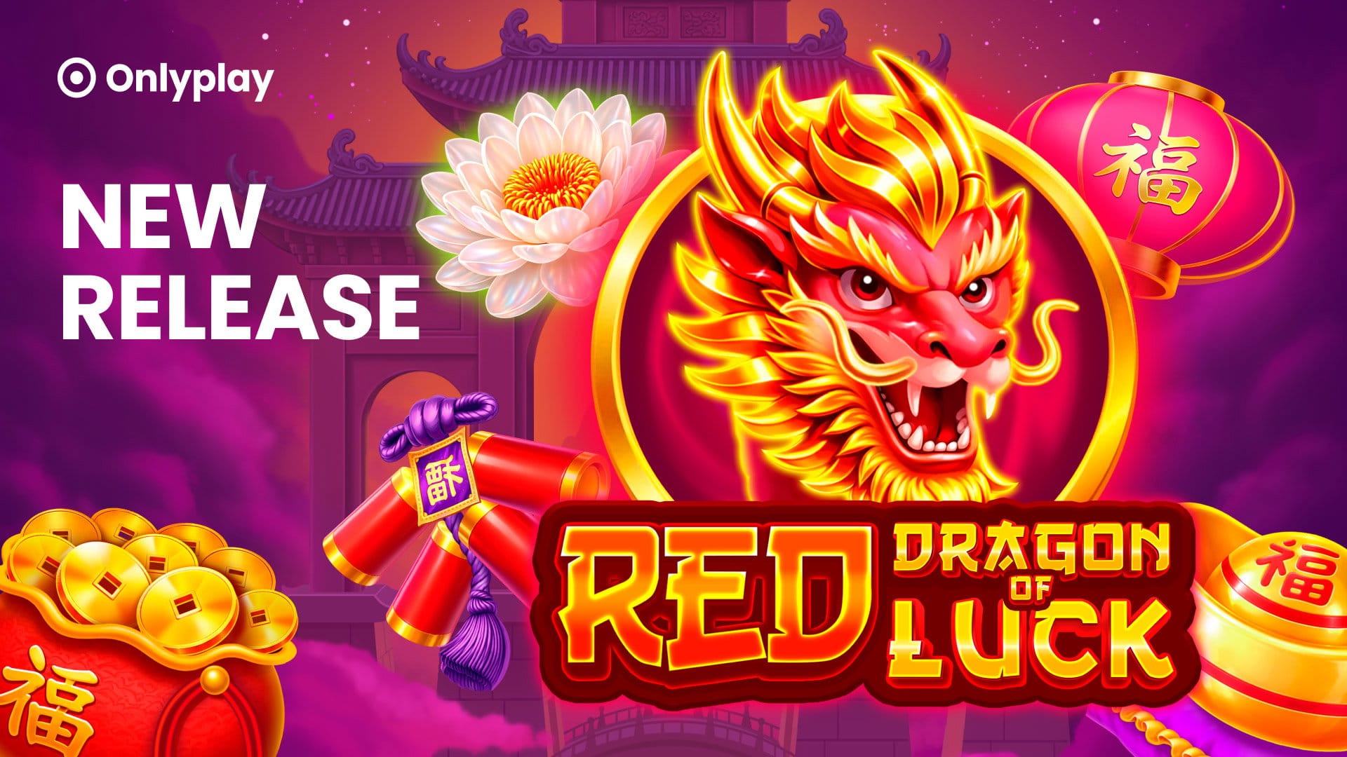 Onlyplay Launches Red Dragon of Luck Slot with Progressive Bonuses