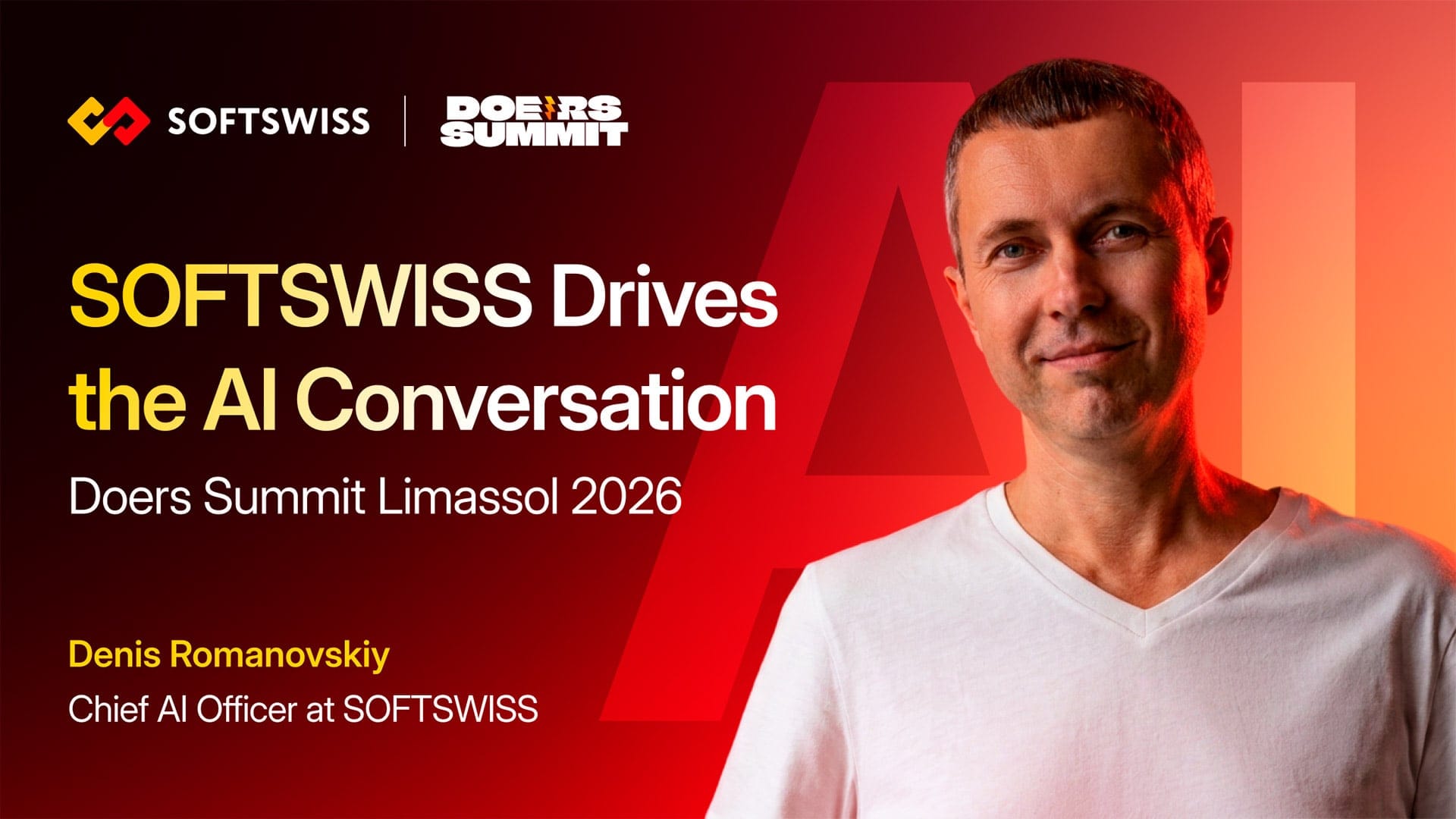 SOFTSWISS to showcase AI leadership at Doers Summit Limassol