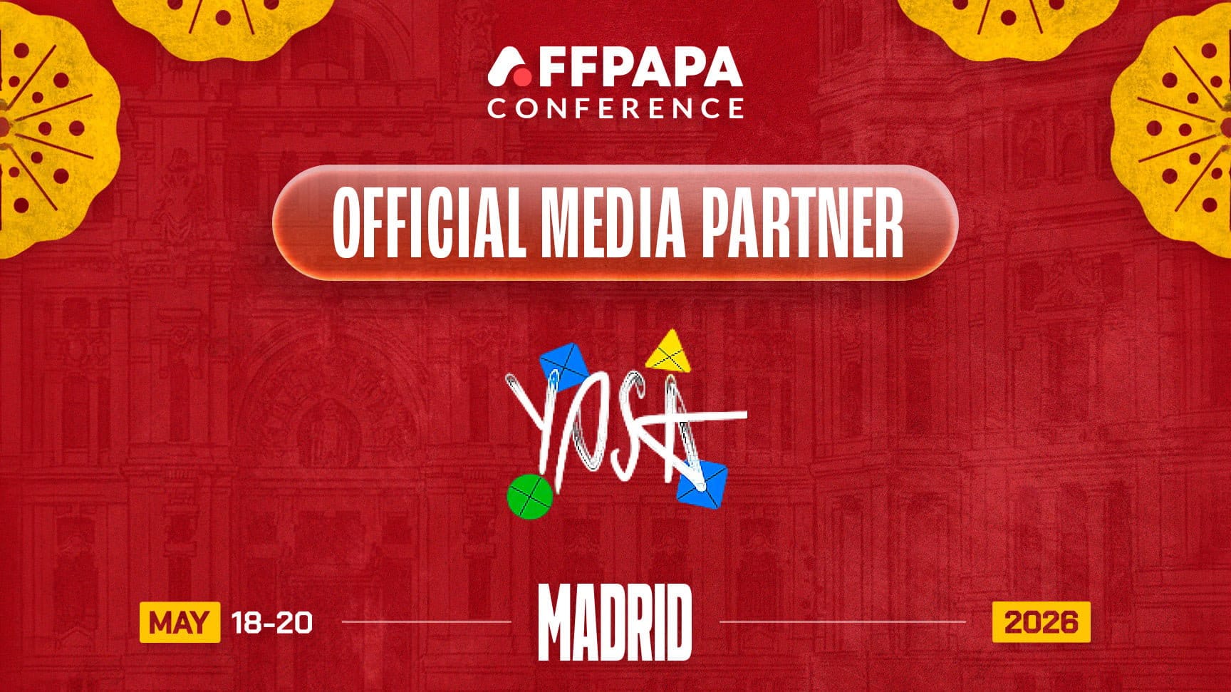 YOSA Joins AffPapa Conference Madrid 2026 as Official Media Partner