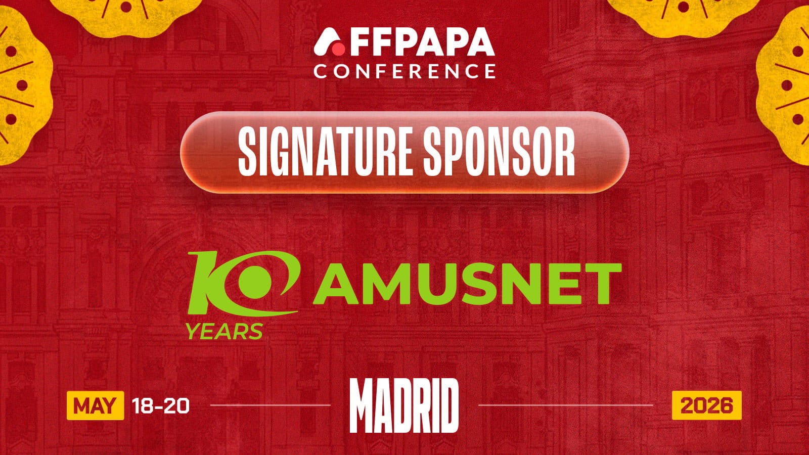 AffPapa announces Amusnet as Signature Sponsor of AffPapa Conference