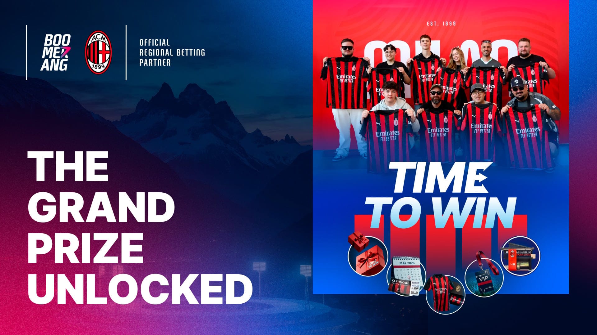 Boomerang Partners Sends Winners to AC Milan Experience