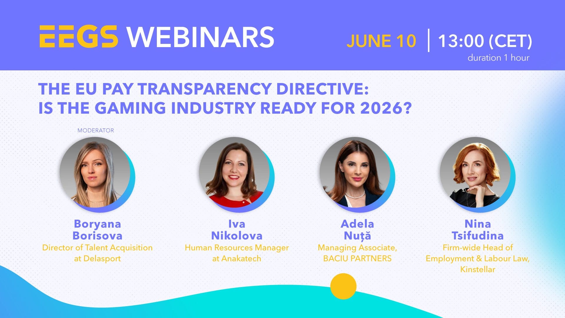 EEGS Webinar on EU Pay Transparency Directive