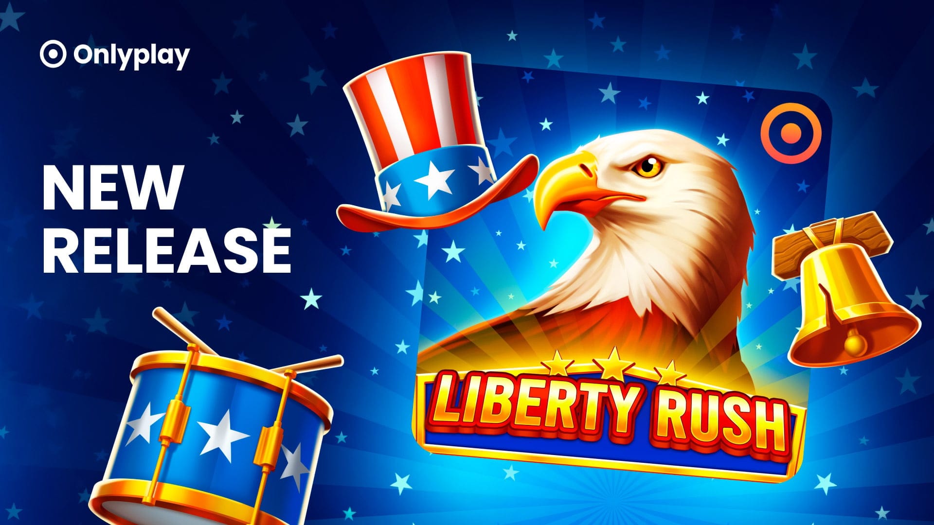 Onlyplay Launches Liberty Rush Slot with American Theme