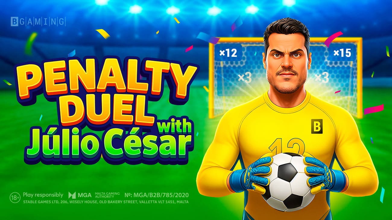 BGaming Launches Penalty Duel with Brazilian Icon Júlio César