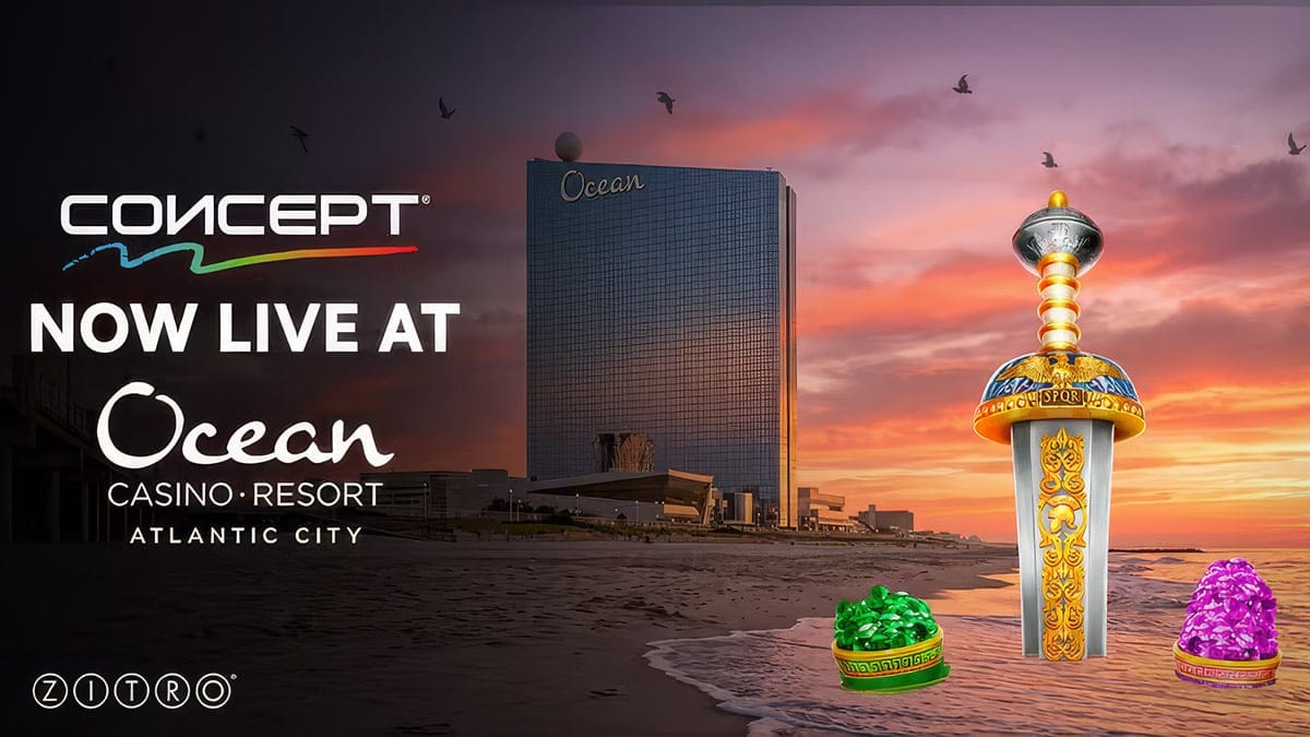 Zitro Expands New Jersey Presence with Concept Cabinet at Ocean Casino