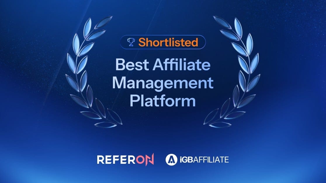 ReferOn Shortlisted for Best Affiliate Management Platform at iGB