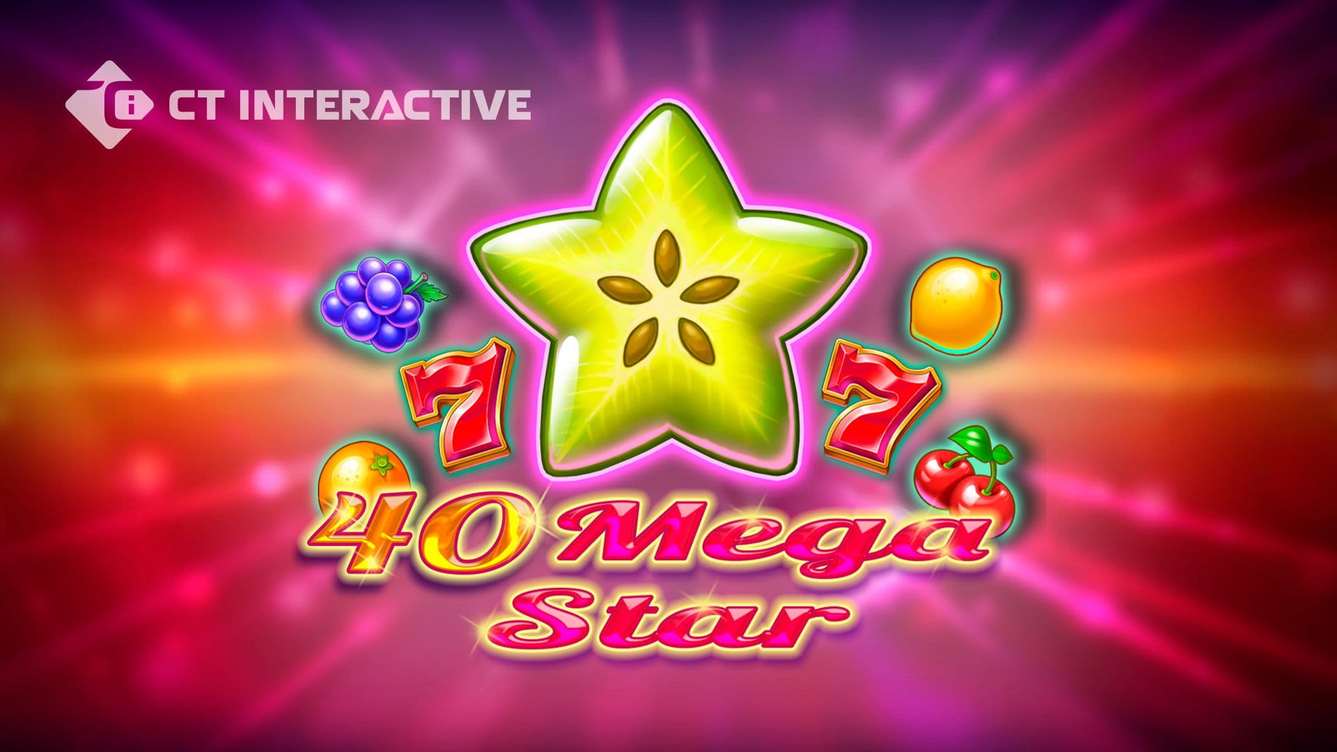 CT Interactive Launches 40 Mega Star Slot with Classic Fruit Theme