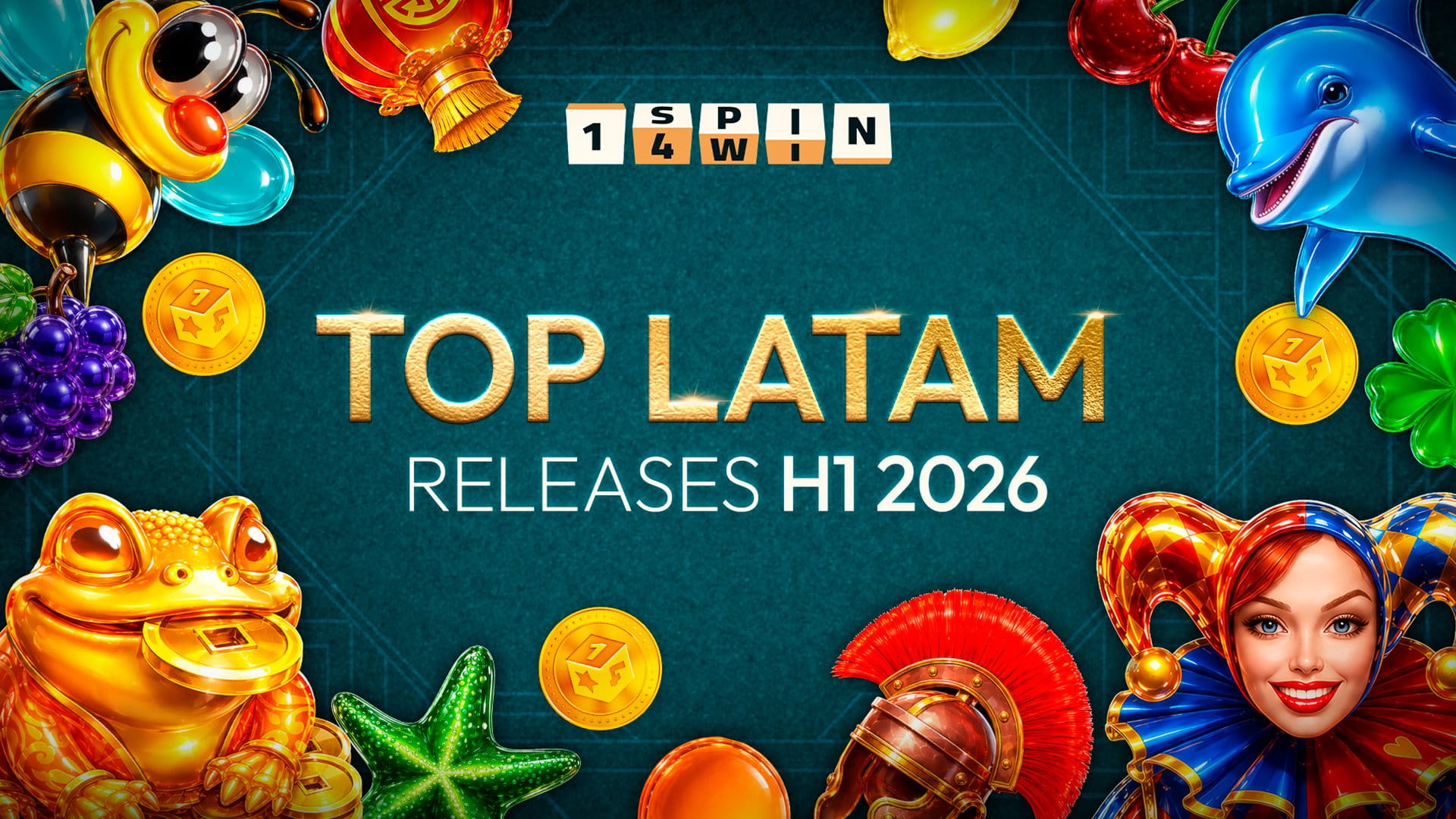 Golden Joker Fortune Tops 1spin4win's H1 2026 Releases in Latin